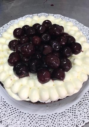 Una foto de Brownie de poroto negro