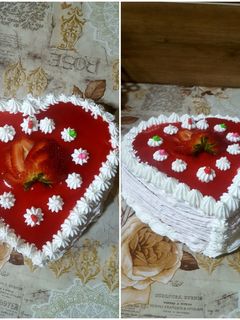 صورة لوصفة كيكة فراولة 🍓🍰🍓🍰🍓