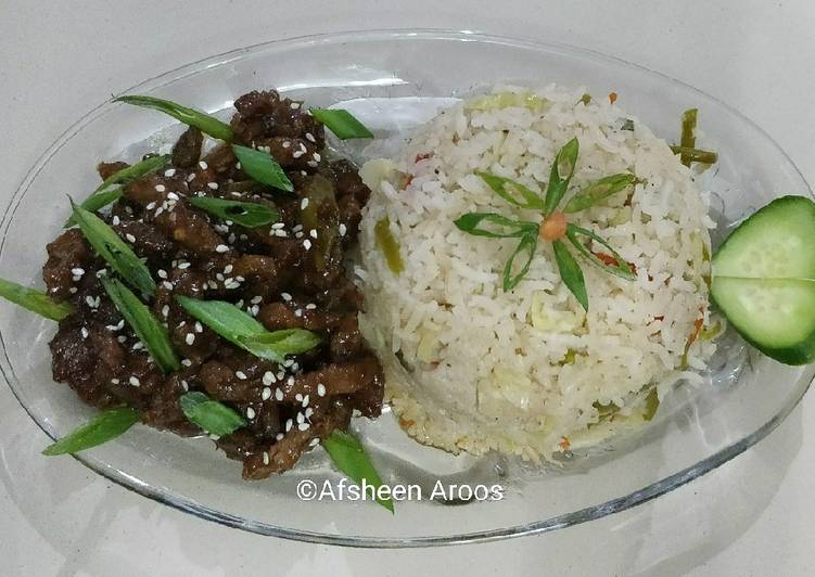 Recipe of Delicious Mongolian beef