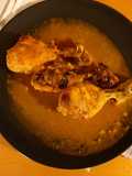 Pollo con crema di verdure in pentola a pressione