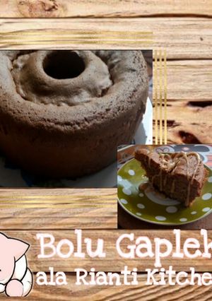 Foto resep Bolu Gaplek Saus Karamel ala Rianti Kitchen