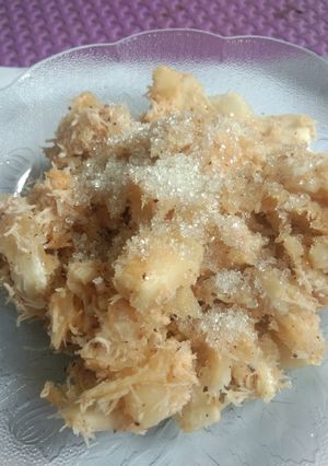 Foto resep Singkong/ubi kayu kukus (camilan sehat turun menurun)