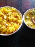 Khichudi and Dahi Baingan