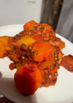 Une photo de Ragoût de légumes au cookeo