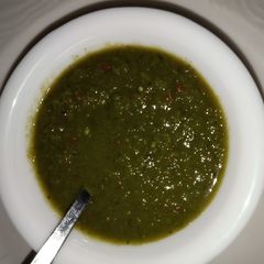 A picture of Pudina And coriander chutney.