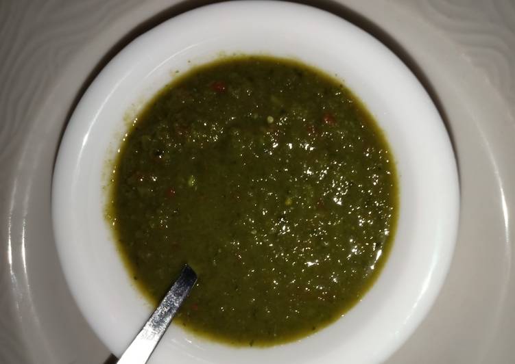 Recipe of Any-night-of-the-week Pudina And coriander chutney