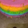 Rainbow cake kukus