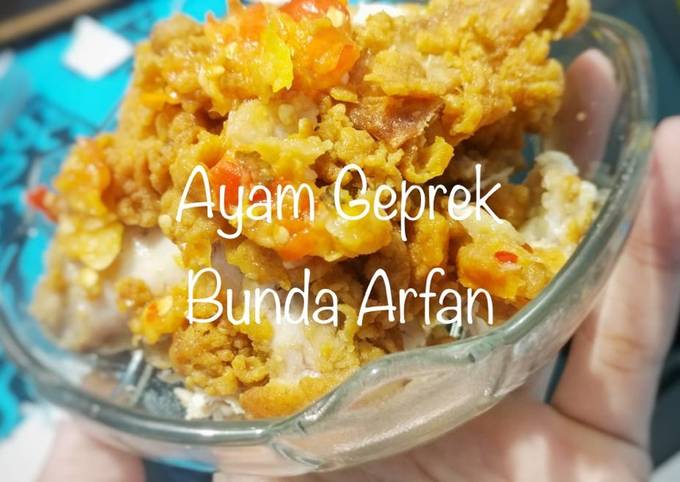 Ayam Geprek pedas