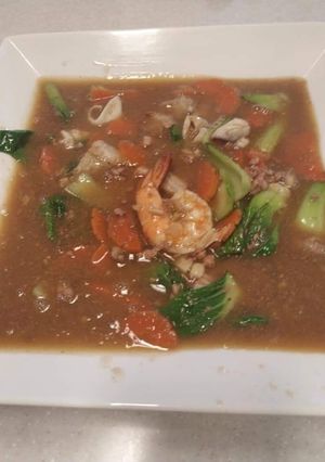 Foto resep Crispy noodles seafood yummy 😋