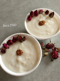 عکسی از دستور فرنی آرد برنج