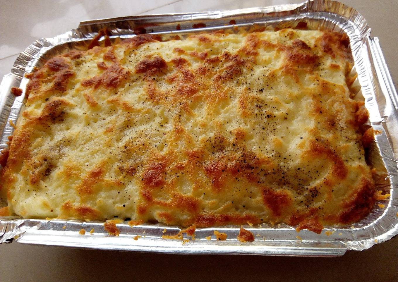 Cheesy Shepard's pie