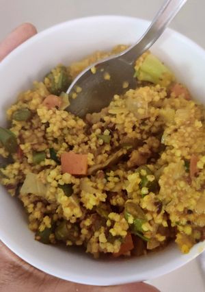 A picture of Quinoa Mix Veggies.