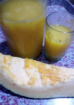 صورة لوصفة عصير اليقطين