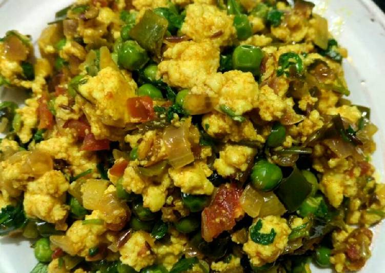 Recipe of Homemade Paneer bhurji