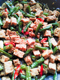 Foto resep Tumis tempe kacang panjang