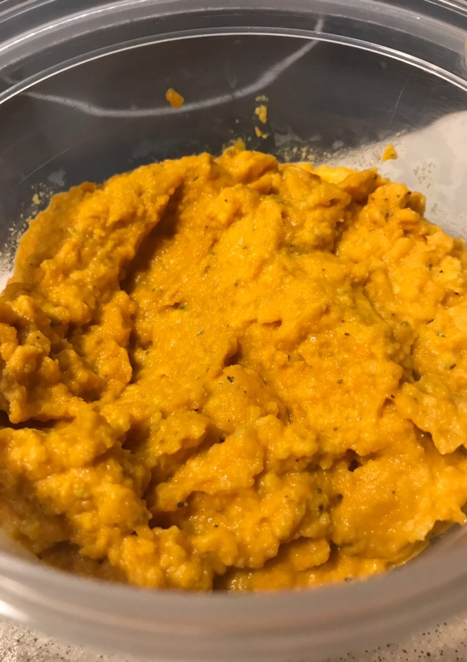 Una foto de Hummus de zanahoria y cebolla (sin garbanzos)