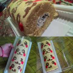 Japanese Roll Cake aka Bolu Gulung Jepang রেসিপির প্রধান ছবি