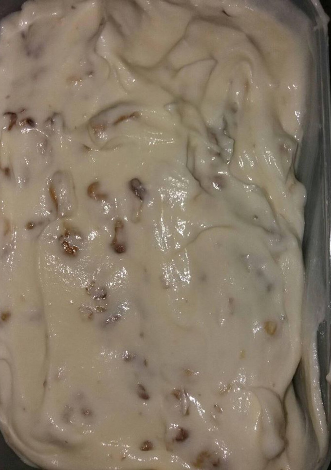 Una foto de Crema de mantequilla con nueces