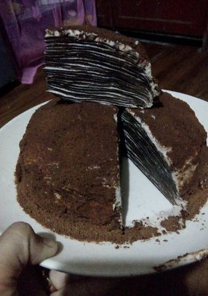 Foto resep Milles Crepes Milo😘