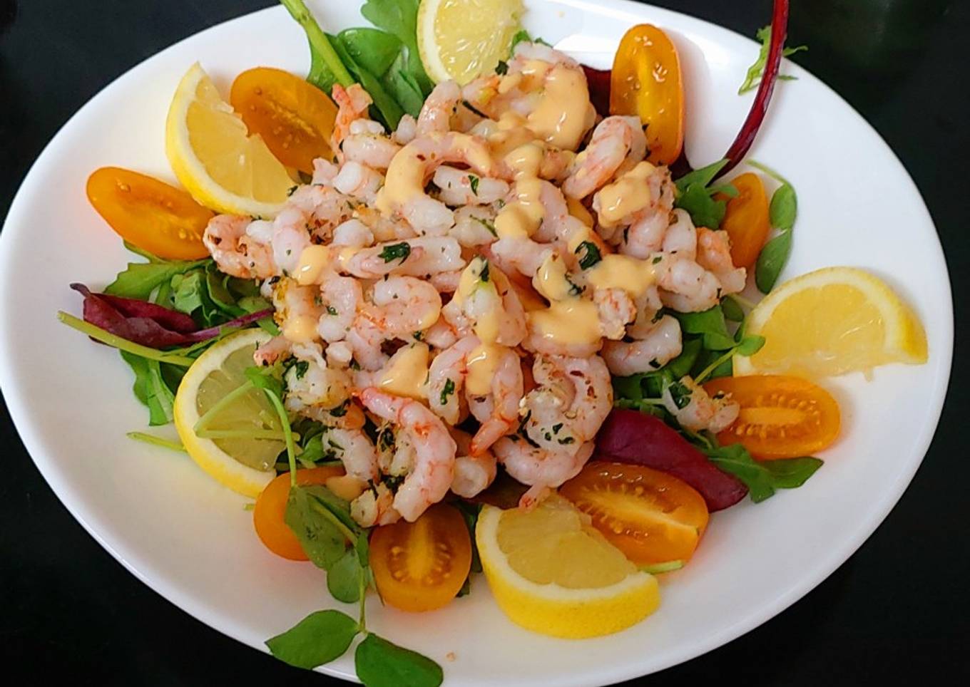 My Garlic, Italian flavoured Prawn Salad