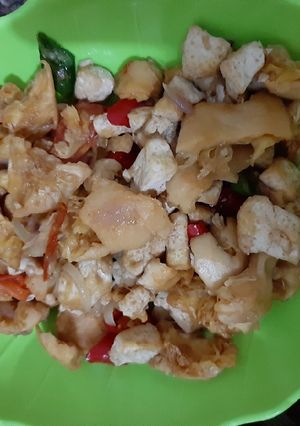 Foto resep Mandai tumis tahu