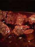 Braised short ribs with red wine