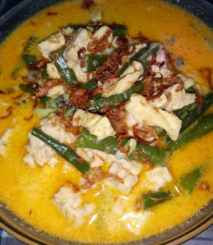 Foto resep Sayur santan kacang panjang, tempe, tahu