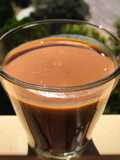 Crema pastelera de café mocha en microondas 4 minutos
