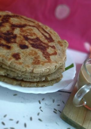 A picture of Malai paratha sindhi koki.