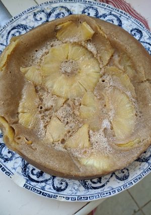 Una foto de Panetela de piña en el microondas