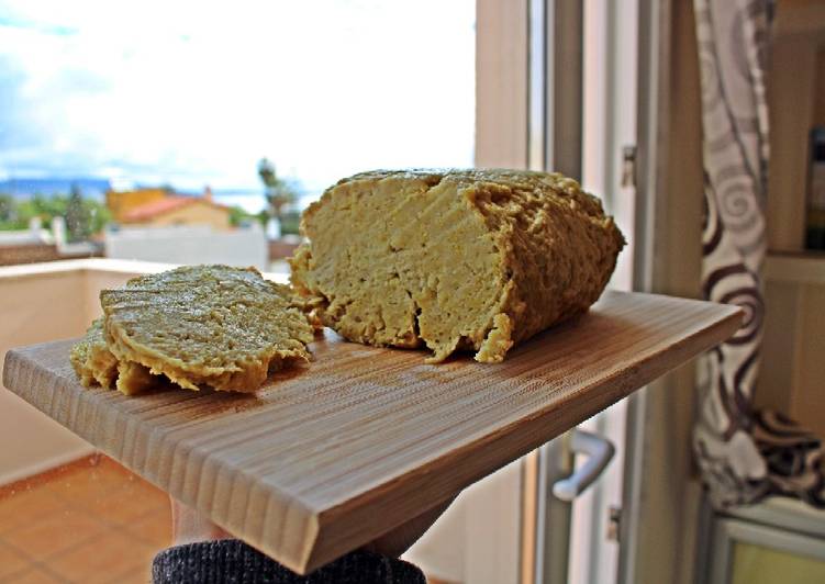 Seitán de garbanzos