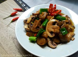 Foto resep Tumis Bakso Jamur Kancing