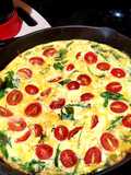Frittata - Spinach Mushroom Tomato