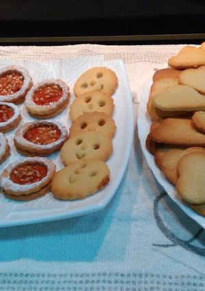 Una foto de Galletas de masa quebrada dulce