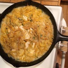 A picture of Herbed Summer Squash Pasta Bake.
