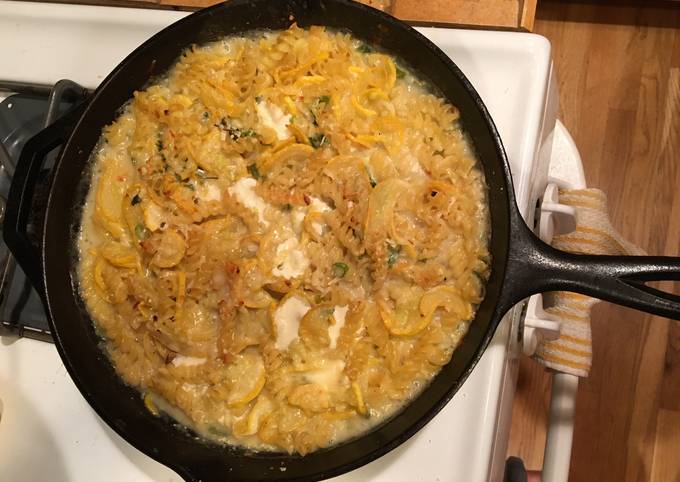 Herbed Summer Squash Pasta Bake