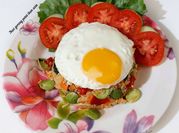 Gambar garnish timun dan tomat