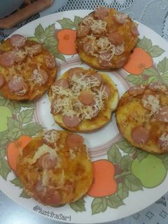 Foto resep Pizza tanpa oven dan ragi