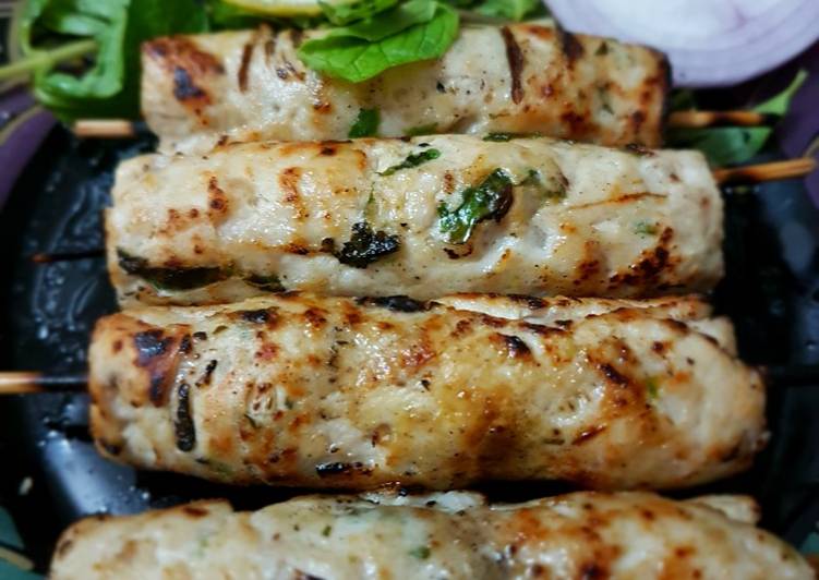 Easiest Way to Make Perfect Malai seekh kabab