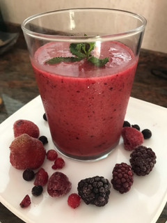 Una foto de Smoothie red fruits