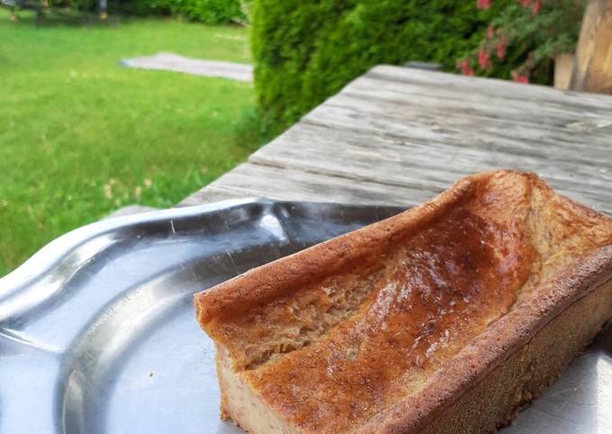 Recette Appétissante Le Banana cake healthy sans œuf