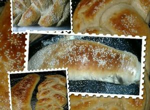 Una foto de Pan de jamón y queso