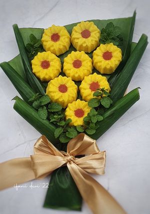 Foto resep 497. Bolu Kukus Bunga Matahari