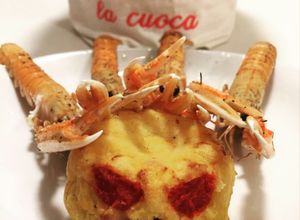 Foto di Sformatini di patate, peperoni e scampi,buoni da paura