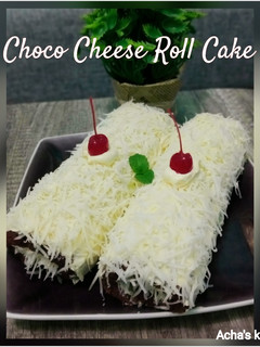 Foto resep Choco Cheese Roll Cake