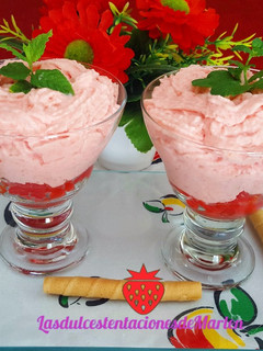 Una foto de Mousse de Sandía