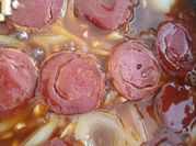 Gambar rolade daging saus asam manis