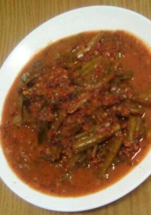 Foto resep Genjer bumbu pecel