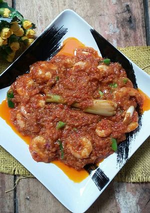 Foto resep Singapore chili prawn/udang saos singapore