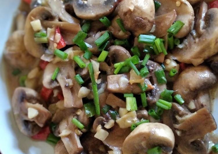 Garlic Mushrooms #my diabetic meal